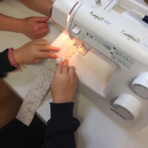 machine sewing for beginners workshop for children in maynooth