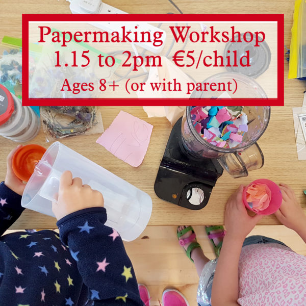 papermaking workshop for children