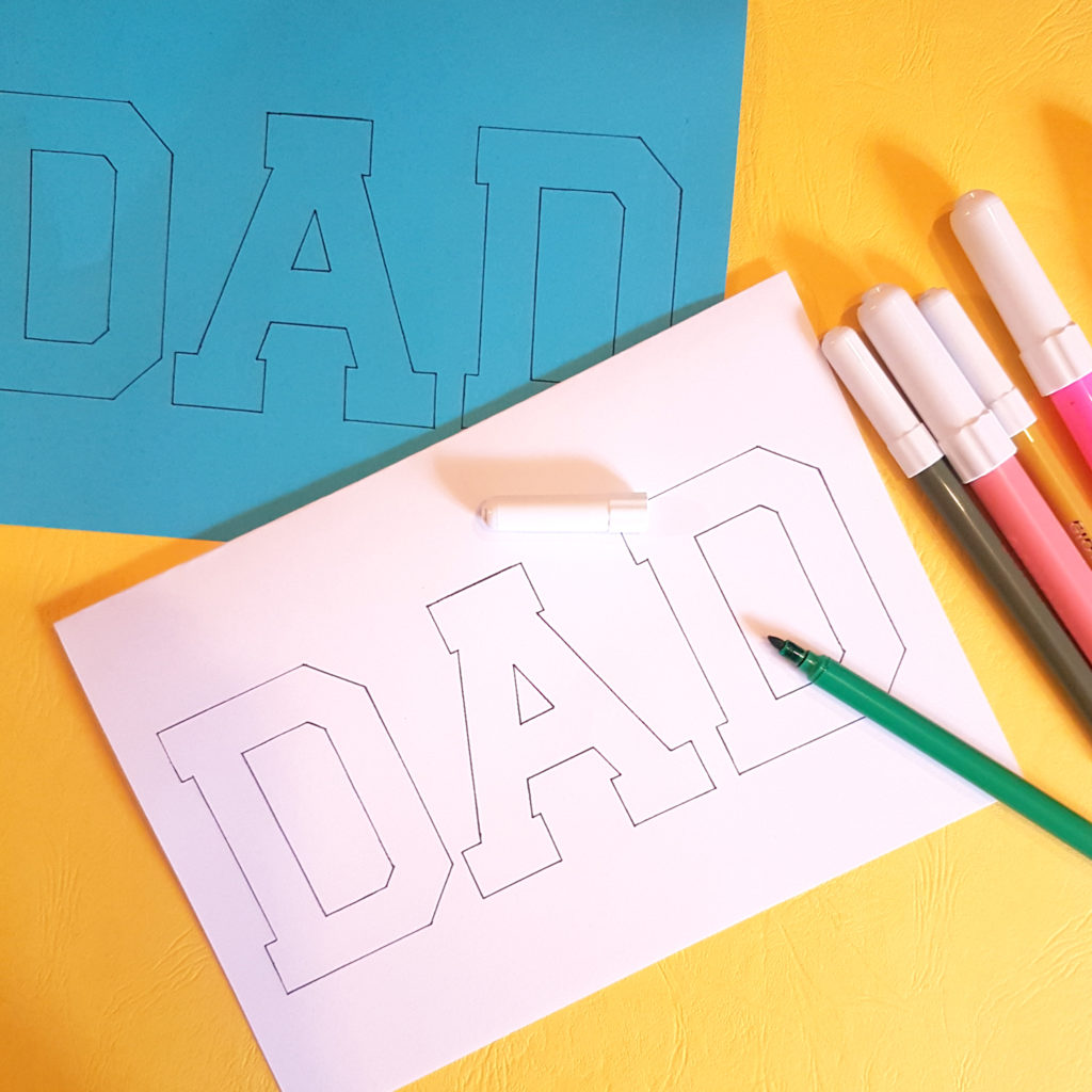 diy father's day card