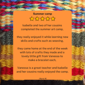 craft camp parents customer review of the craft corner