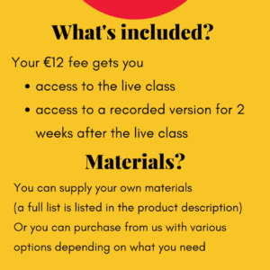 whats included with this online workshop fee