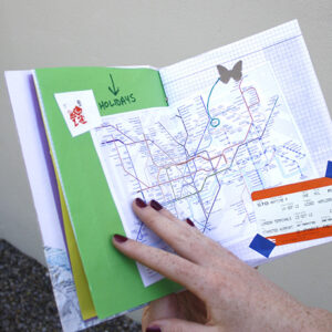 make a travel notebook for your summer holidays with the craft corner