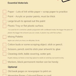 printmaking material list