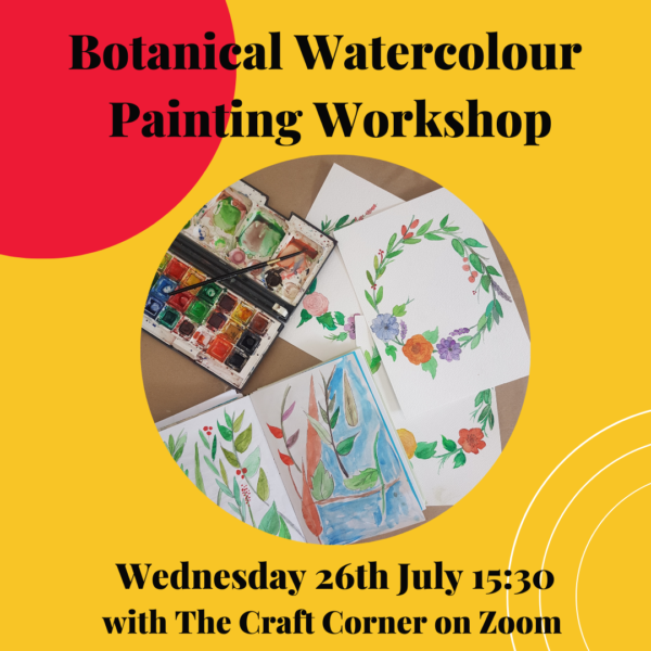 botanical watercolour painting workshop