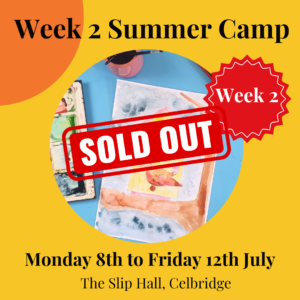 SOLD OUT SUMMER ART CAMP THE CRAFT CORNER in the slip hall July 2024