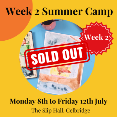 SOLD OUT SUMMER ART CAMP THE CRAFT CORNER in the slip hall July 2024