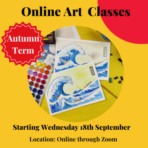 online live art classes with the craft corner for children