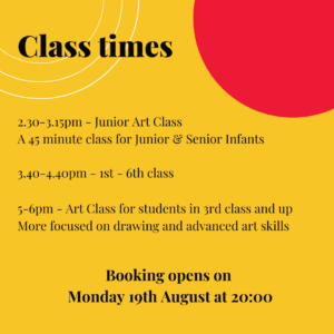 after school art class details