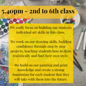 benefits of our older art classes for young artists