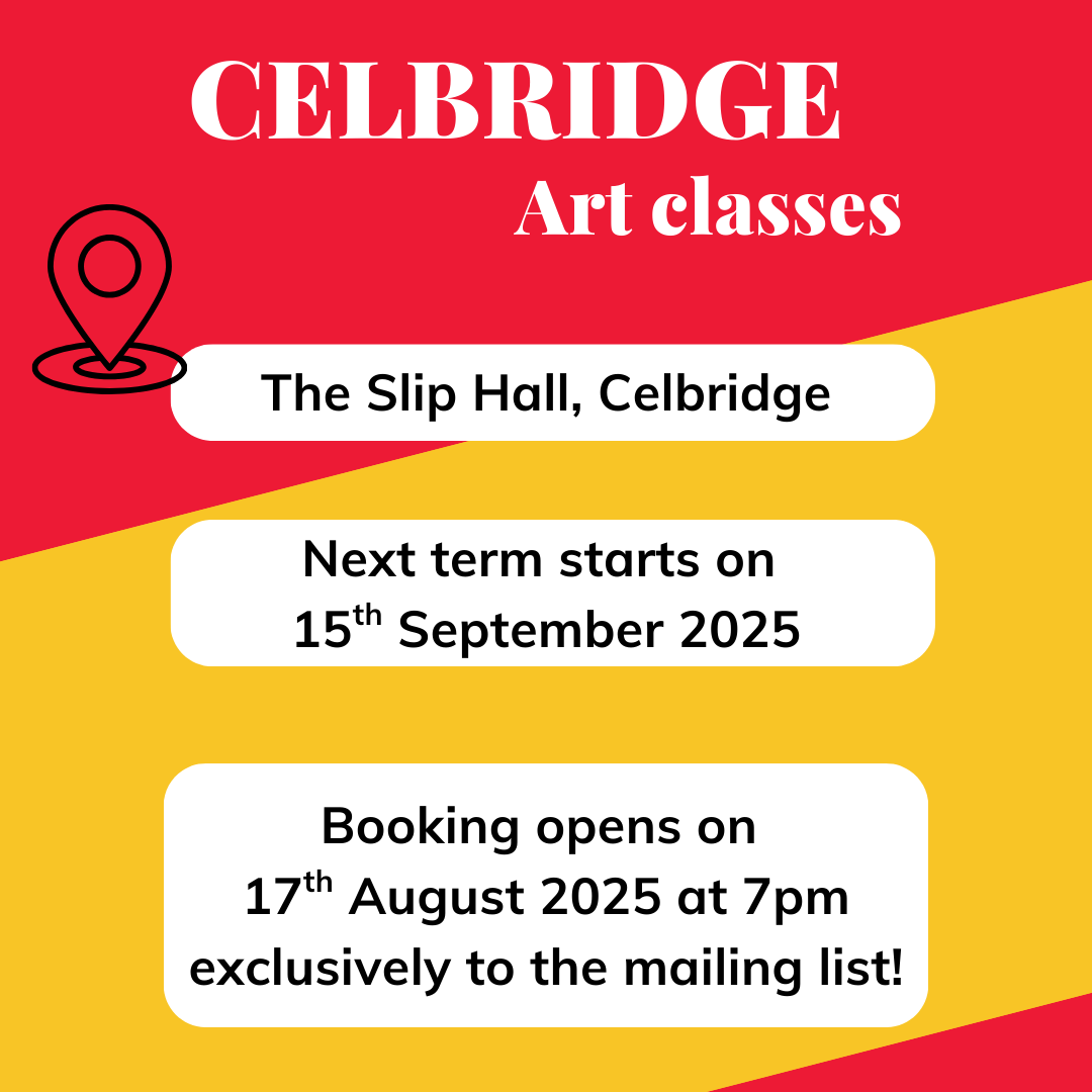 celbridge art classes - next term opens - autumn 2025