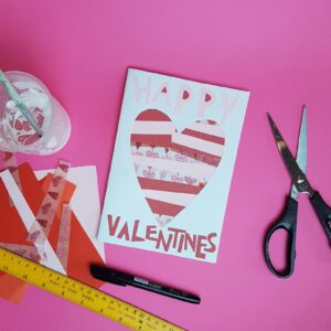 online valentines day workshop with the craft corner