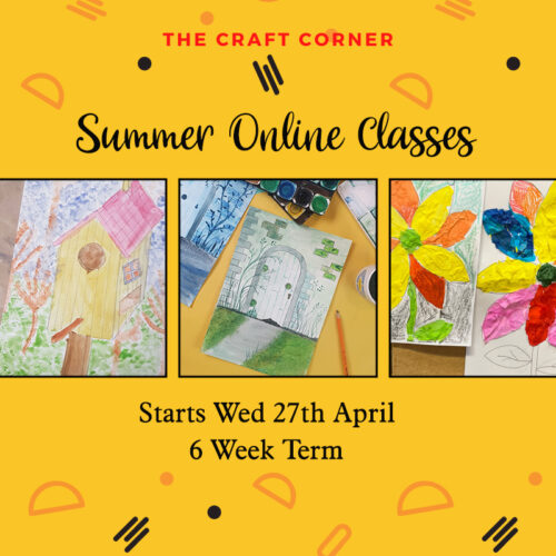 Online arts and craft classes with The Craft Corner