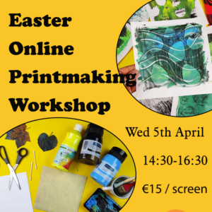 online easter printmaking workshop
