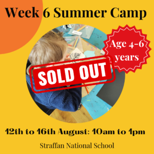 age 4-6 summer art camp is sold out in nkets