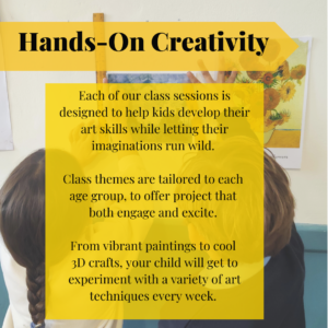 hands on creativity in our art classes