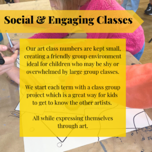 social and engaging art classes for children