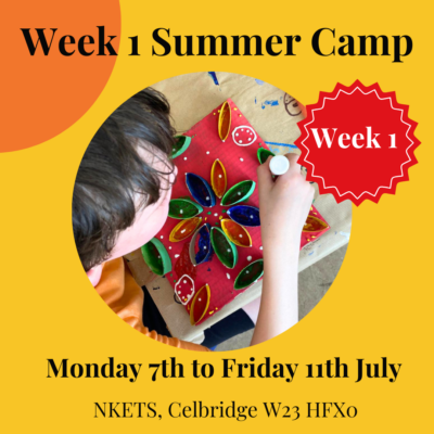 summer camp in celbridge July 2025 with the craft corner