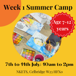 advanced summer art camp for children in Celbridge July 2025