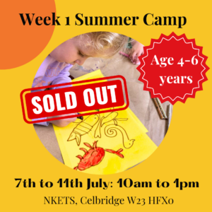 junior summer art camp in celbridge sold out for 2025